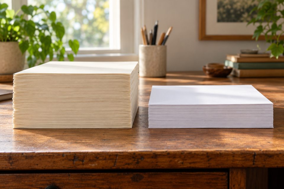 Книжные блоки разной толщины
